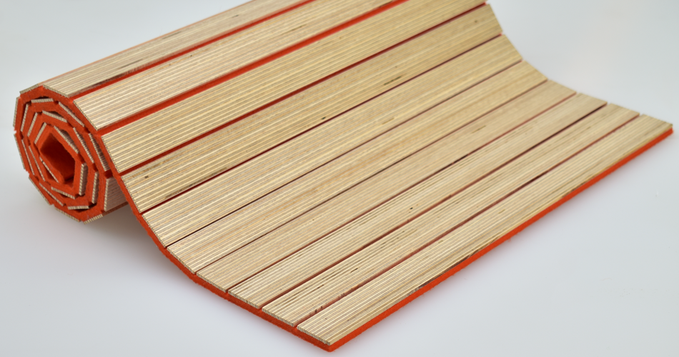 Acoustique - Feutre de laine flexible pour mur, plafond, meubles et forme très incurvée ou flexible